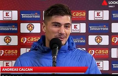 POLI IAȘI - CFR CLUJ 1-0. Andreas Calcan, eurogol cu dedicație în Gruia: „Zeul Fotbalului ne-a părăsit, dar mi-a trimis inspirație. E pentru fanii lui «U»”