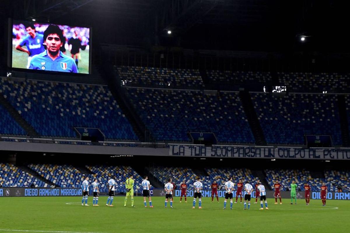 Napoli - AS Roma, meci plin de emoții, oprit în minutul 10 pentru Maradona » Gestul căpitanului Insigne după gol