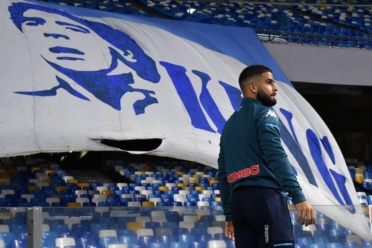 Napoli - AS Roma, meci plin de emoții, oprit în minutul 10 pentru Maradona » Gestul căpitanului Insigne după gol
