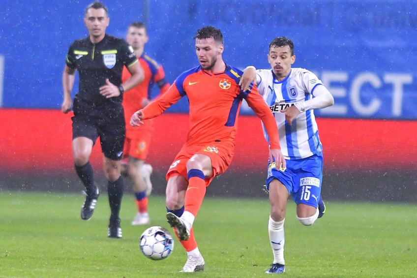 Andrei Cordea, cel mai bun de pe teren, în duel cu Lyes Houri // foto: Imago Images