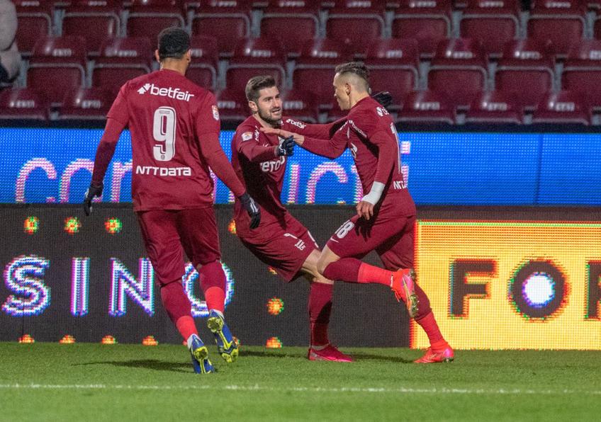 CFR Cluj a învins-o pe Academica Clinceni, scor 2-0, în finalul rundei #17 din Liga 1.