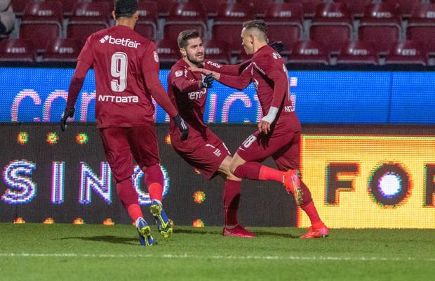 CFR Cluj - Clinceni 2-0 » Campioana câștigă fără emoții și e la 17 puncte de CSU Craiova!