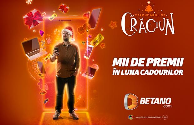 Betano dă startul iernii cu MII de premii în Luna Cadourilor!