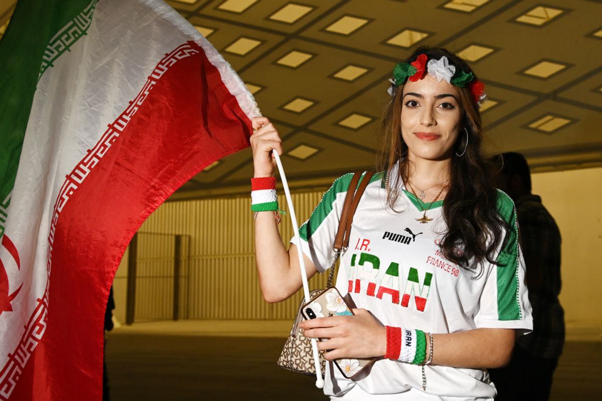 Imagini spectaculoase din tribune la SUA - Iran / FOTO: GettyImages