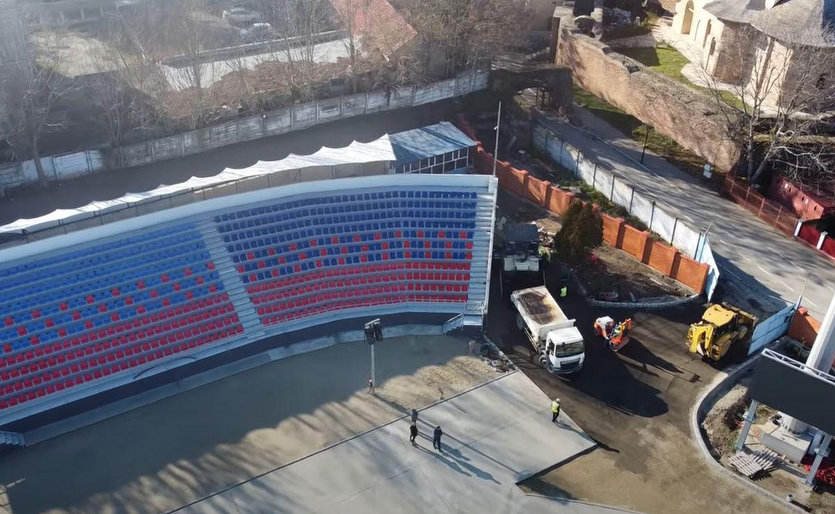 Probleme la stadionul din Târgoviște