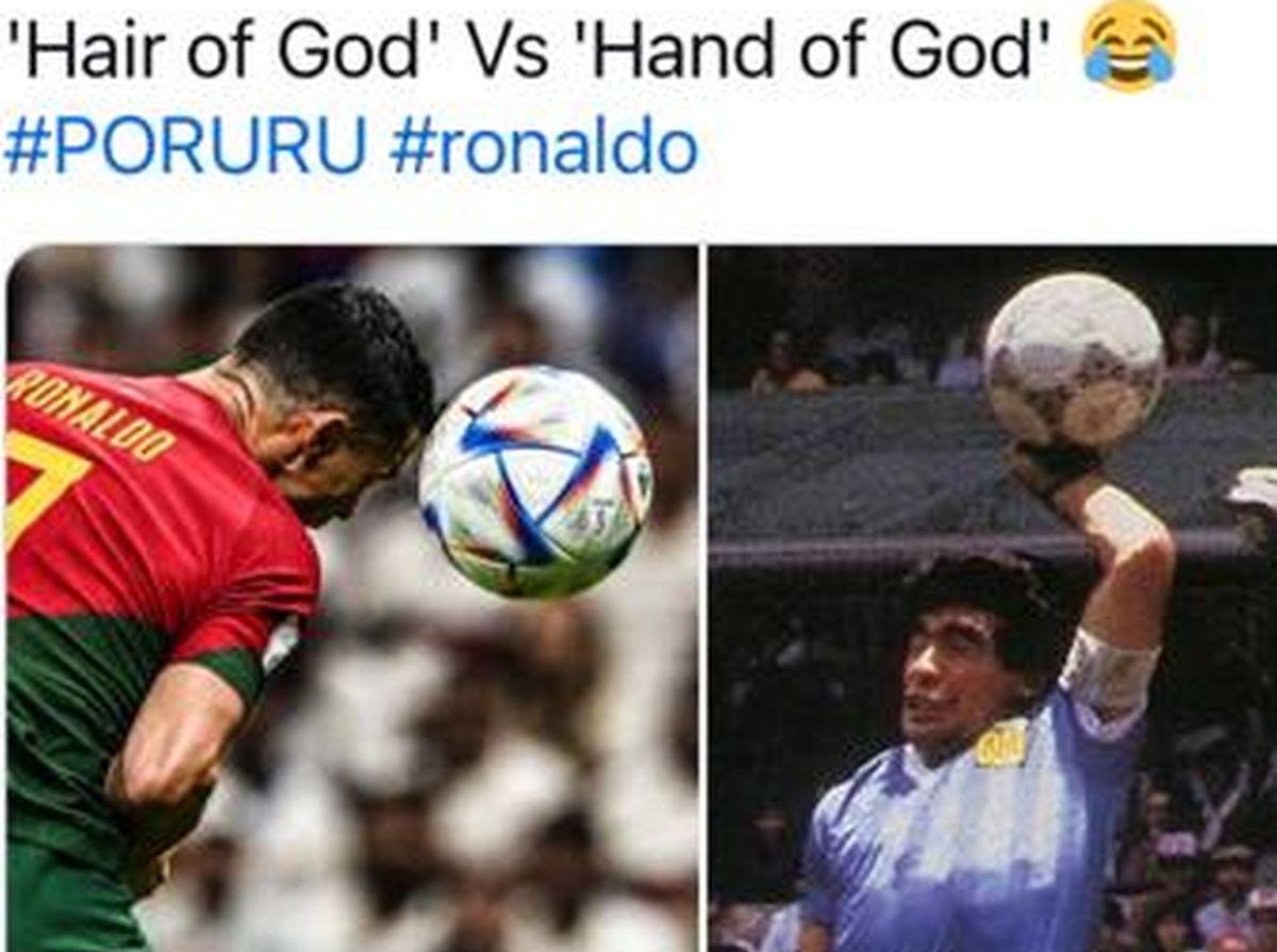 Cele mai tari meme-uri după „golul” lui Cristiano Ronaldo în fața Uruguayului