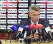 Ovidiu Burcă la conferința de adio de la Dinamo
