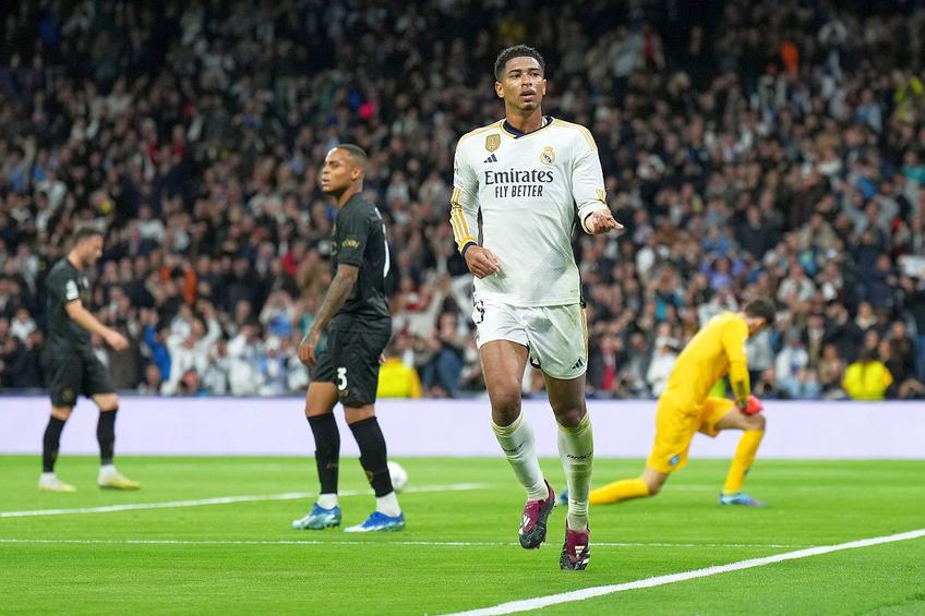 Bellingham a înscris în Real Madrid - Napoli // foto: Guliver/gettyimages