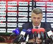 Ovidiu Burcă la conferința de adio de la Dinamo