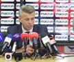 Ovidiu Burcă la conferința de adio de la Dinamo