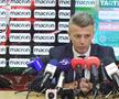 Ovidiu Burcă la conferința de adio de la Dinamo