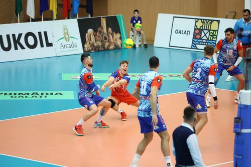 Arcada Galați are două înfrângeri în Liga Campionilor FOTO CEV