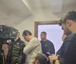Ovidiu Burcă la conferința de adio de la Dinamo
