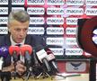 Ovidiu Burcă la conferința de adio de la Dinamo