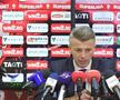 Ovidiu Burcă la conferința de adio de la Dinamo