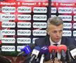 Ovidiu Burcă la conferința de adio de la Dinamo