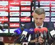 Ovidiu Burcă la conferința de adio de la Dinamo