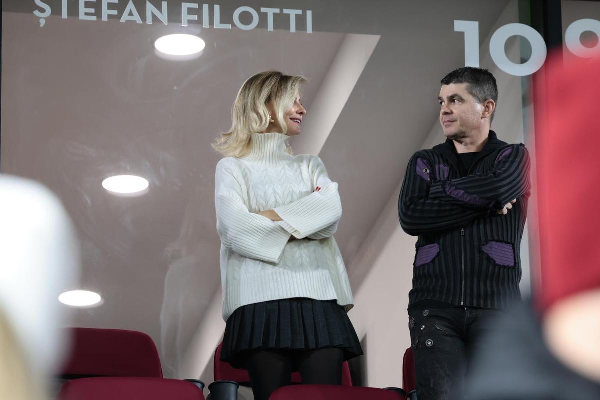 Diana Șucu, alături de Robert Niță la Rapid - Petrolul