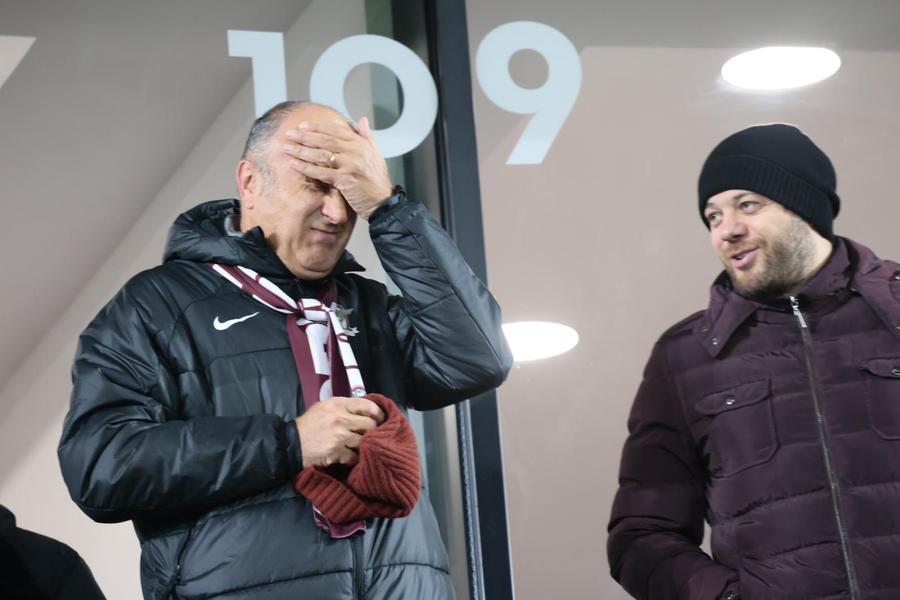 Dan Șucu, acționarul majoritar de la Rapid, alături de Victor Angelescu/ foto Ionuț Iordache (GSP) Bine că Rapid nu iese des din țară