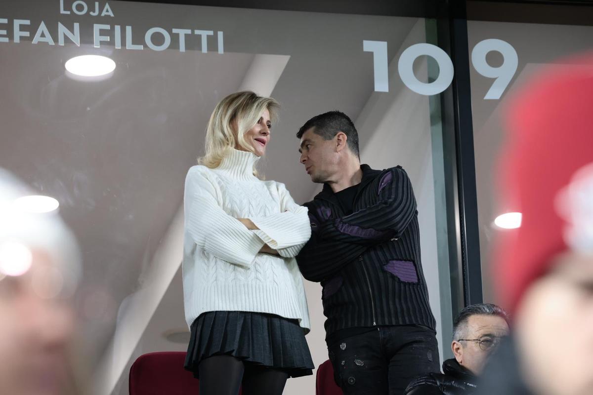 Diana Șucu, alături de Robert Niță la Rapid - Petrolul