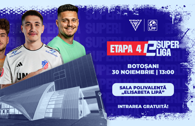 Botoșani va găzdui cea de-a patra etapă eSuperliga pe 30 noiembrie