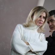 Diana Șucu, alături de Robert Niță la Rapid - Petrolul/ foto Ionuț Iordache (GSP)
