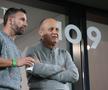 Răzvan Raț, alături de Dan Șucu la Rapid - Petrolul/ foto Ionuț Iordache