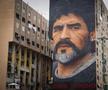 Pictura murală din Napoli înfățindu-l pe Diego Armando Maradona e al doilea cel mai vizitat turistic din Italia