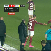 Aaron Boupendza, scandal cu fanii la Rapid - Petrolul