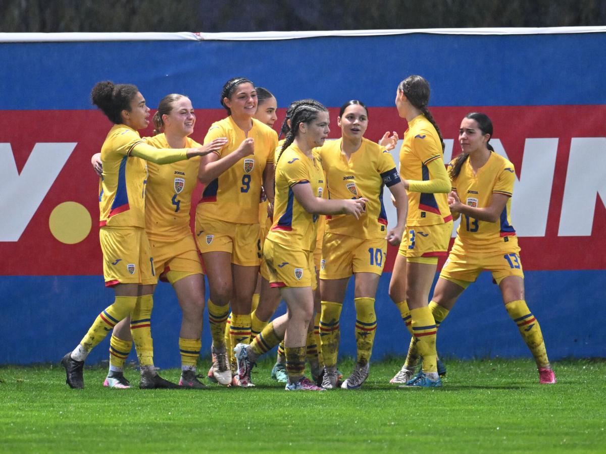 Imagini SPECTACULOASE de la meciul echipei naționale feminine de junioare Under 17