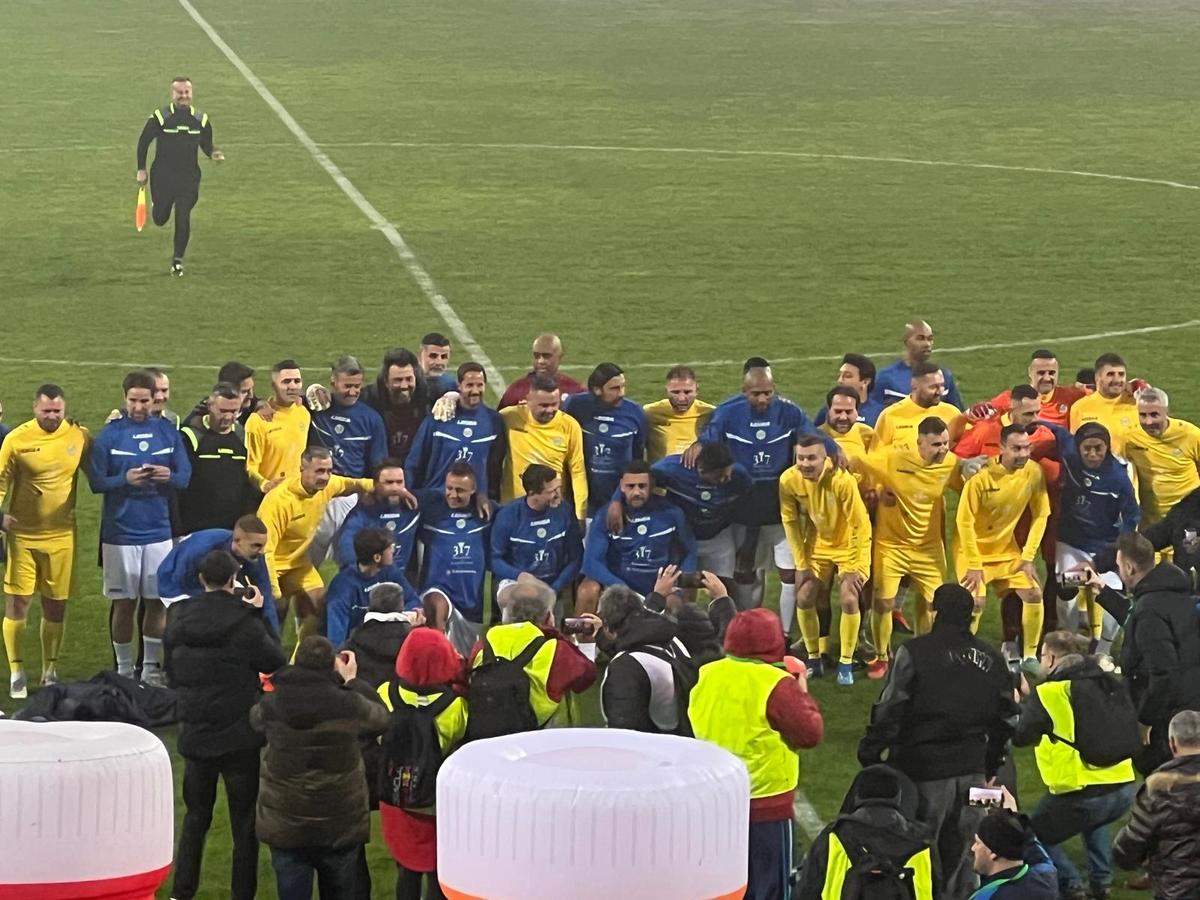 Meciul demonstrativ al lui Ronaldinho de la Iași