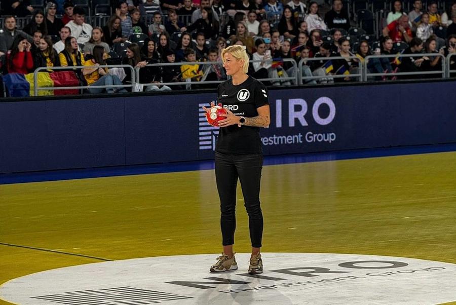 Carmen Amariei. Foto: Facebook @Handbal Masculin U Cluj Carmen Amariei, înaintea partidei dintre România - Japonia: „Fetele trebuie să joace fără trac!”