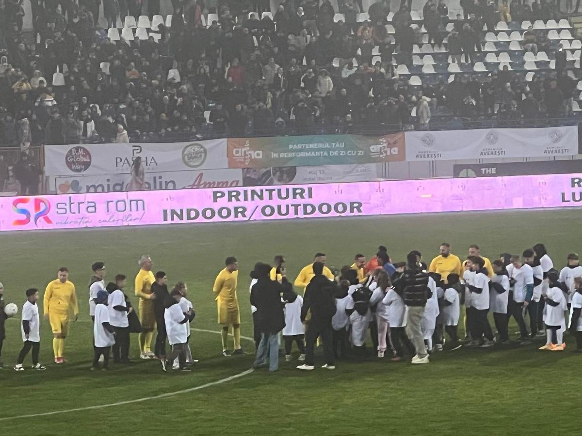 Meciul demonstrativ al lui Ronaldinho de la Iași