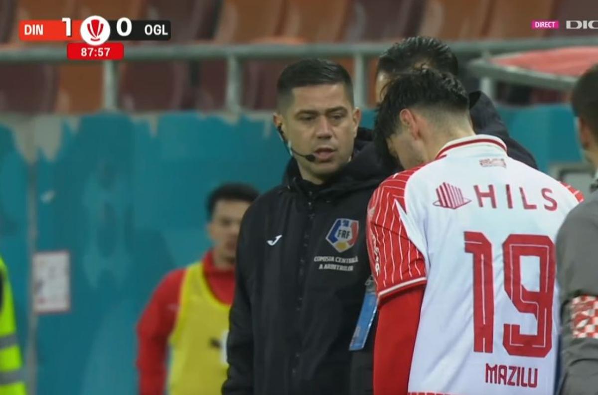La 3 luni de la transfer, Adrian Mazilu a debutat la Dinamo: nu mai jucase din aprilie 2024
