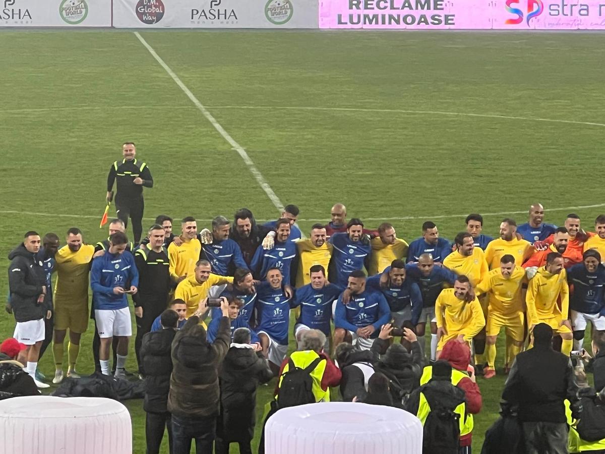 Meciul demonstrativ al lui Ronaldinho de la Iași