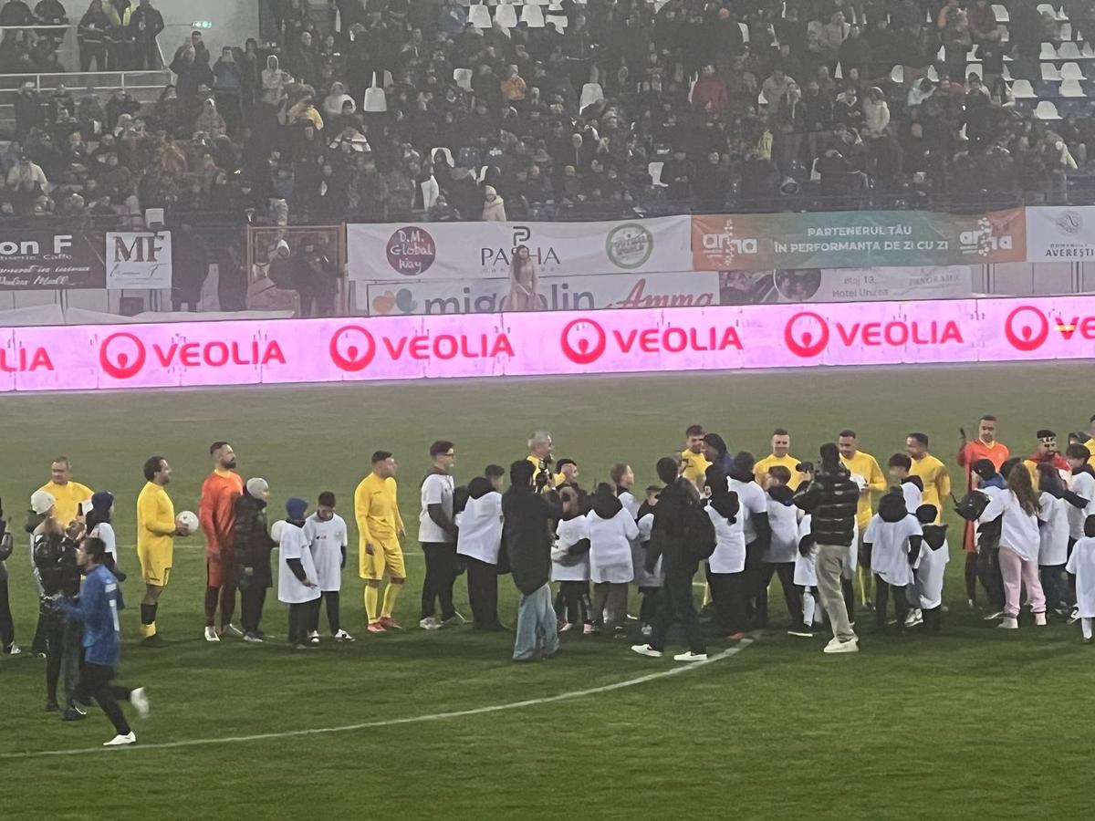 Meciul demonstrativ al lui Ronaldinho de la Iași