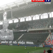 Emeric Ienei, omagiat pe Ghencea / foto: captură YouTube Steaua TV