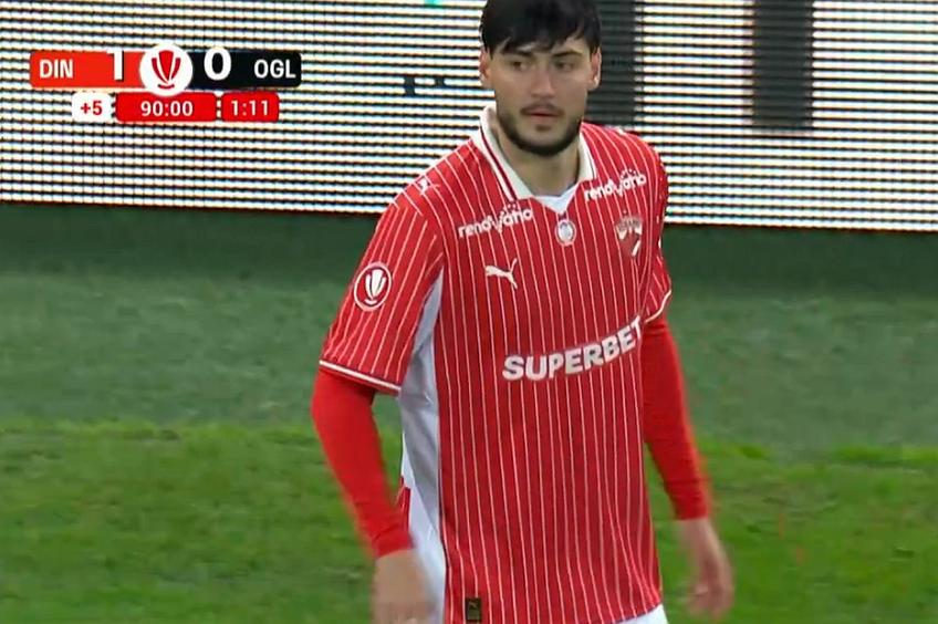 Adrian Mazilu a debutat la Dinamo