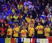 Fanii români în timpul meciului România - Japonia
