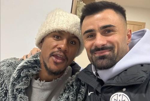 Valentin Crețu și Siyabonga Ngezana // foto: Instagram