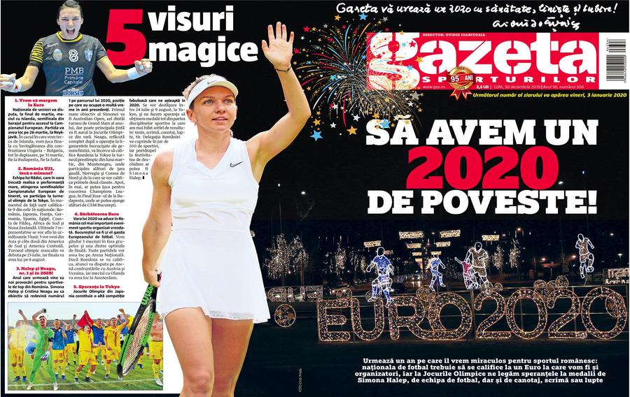 5 visuri magice pentru un 2020 de poveste în sportul românesc » Cine ne scoate pe străzi?