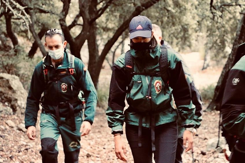 Garbine Muguruza, alături de Guardia Civil, foto: facebook