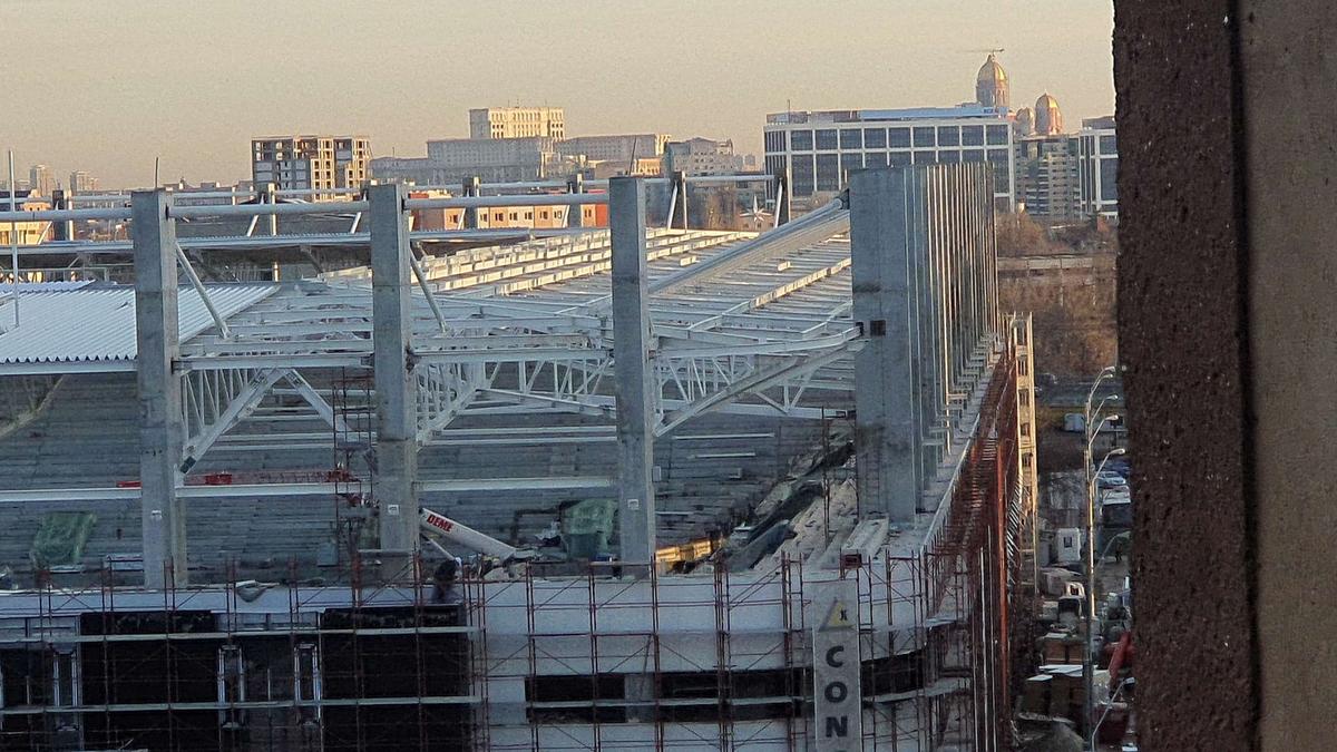 FOTO. Stadionul din Giulești, aproape de finalizare! Au fost montate ambele tabele » Ultimele imagini