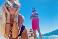 Păzea, olteni! Gabi Enache n-a venit singur la FCU Craiova » Lena, fostul model Playboy, face senzație în Bănie
