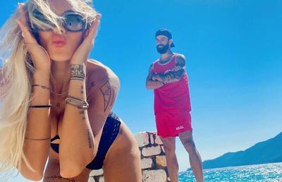 Păzea, olteni! Gabi Enache n-a venit singur la FCU Craiova » Lena, fostul model Playboy, face senzație în Bănie