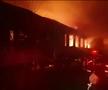 Incendiu puternic la câțiva pasși de stadionul Rapidului