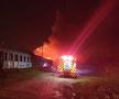 Incendiu puternic la câțiva pasși de stadionul Rapidului