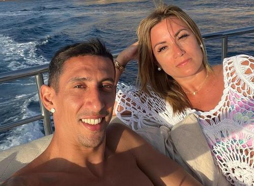 Jorgelina Cardoso și Di Maria/ foto Instagram