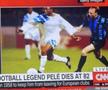 Gafa CNN la moartea legendarului Pele
