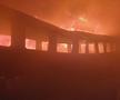 Incendiu puternic la câțiva pasși de stadionul Rapidului